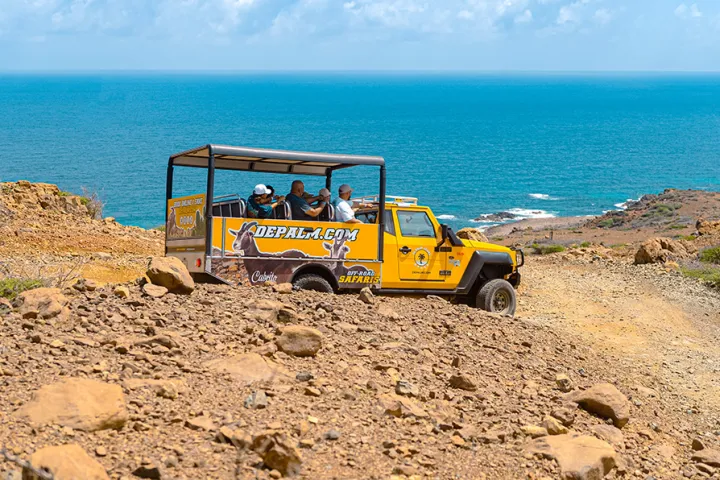 Baby Beach Jeep Adventure