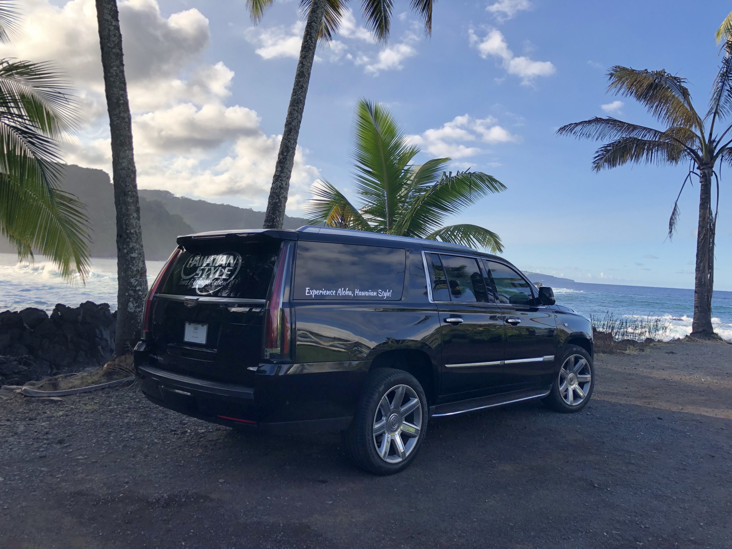 Product Luxury Rainforest Hike &amp; Waterfall Swim - Private Cadillac Escalade