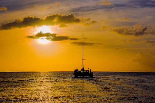 sunset catamaran cruise antigua