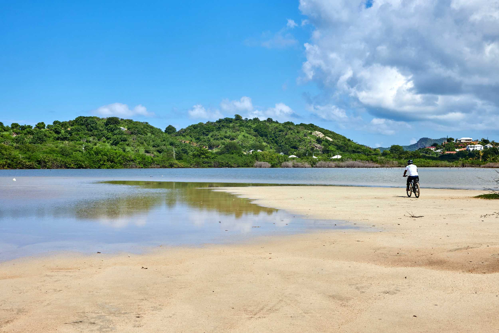 E-Bike Adventure at Dark Wood Beach (Antigua)