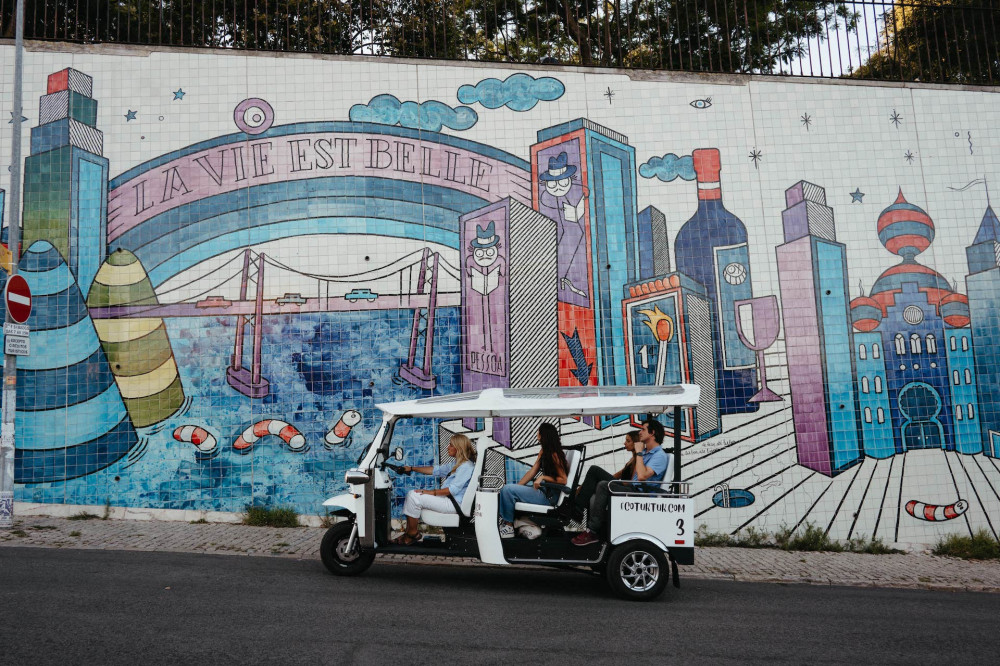 The Hills of Lisbon: 2h00 Private Electric Tuk Tuk Tour PRD45151 image 1