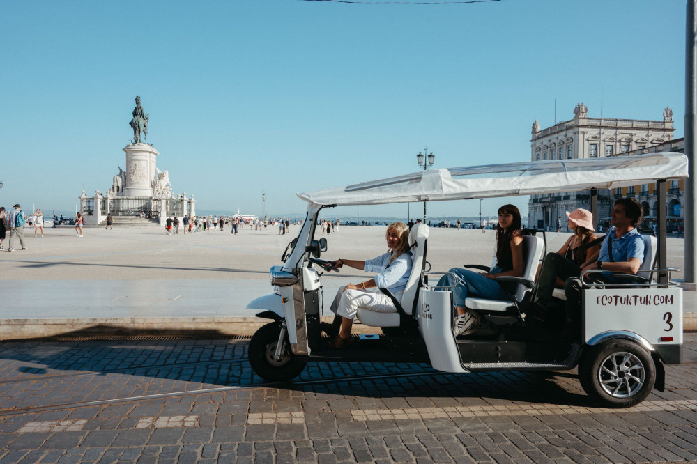 Food &amp; Wine Tour of Lisbon in Private Eco Tuk Tuk PRD77867 image 3