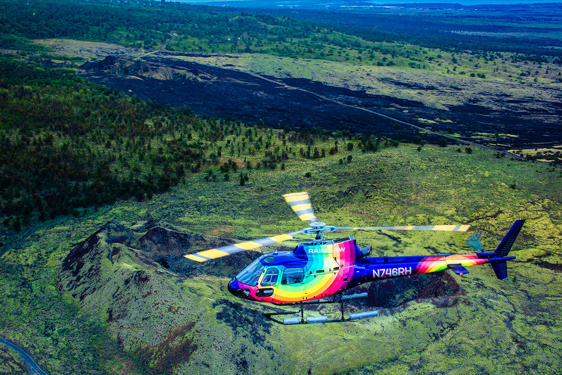 Product Rainbow Helicopters - Kona Coast Hualalao Volcano